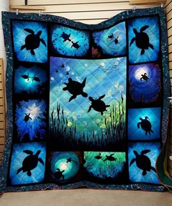 Turtles Quilt Bedding Set Bedroom Decor, Gifts for Family