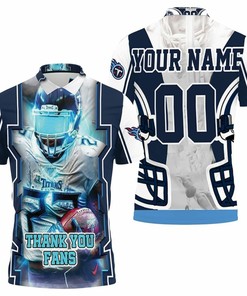 Tye Smith 23 Tennessee Titans Super Bowl 2021 Thank You Fan Personalized Polo Shirt