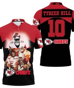 Tyreek Hill 10 Kansas City Chiefs Afc West Division Champions Super Bowl 2021 3D Polo Shirt