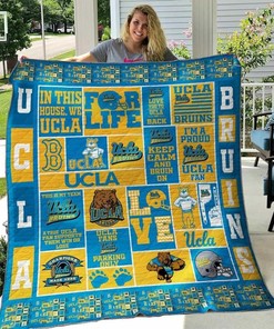 UCLA Bruins Quilt Blanket Bedding Set for Picnics and Great Gifts for Fans