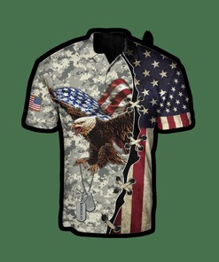 U.S Veteran Eagle Tag Polo Shirt