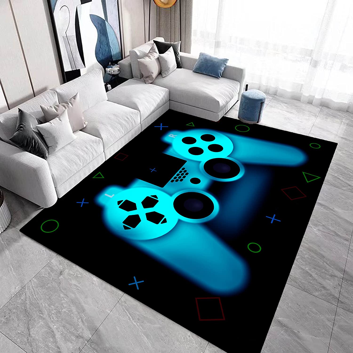 Ultra Soft Gaming Rug for Boy's Bedroom with Crystal Velvet Material - Image 2