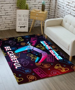 Ultra Soft Gaming Rug for Kids Room with Crystal Velvet Material