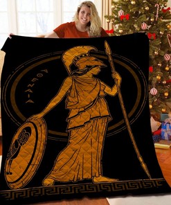 Unique Athena Ancient Quilt Bedding Set Blanket, Great for Bedroom Decor and Family Gifts