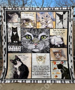 Unique Mystery Cat Quilt Bedding Set for Your Personalized Bedroom - Great for Family Gifts