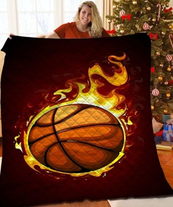 Unique Personalized Basketball Quilt Bedding Set for Home Decor and Great Family Gifts