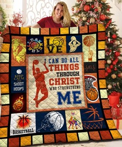 Unique Personalized Basketball Quilt for Bedding, Bedroom Decor and Family Gifts