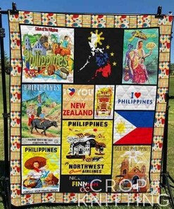Unique Philippines Quilt Blanket Bedding Set - Suitable for Home Decor and Picnics