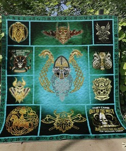 Unique Viking Quilt Bedding Set - Great for Bedroom Decor and Family Gifts