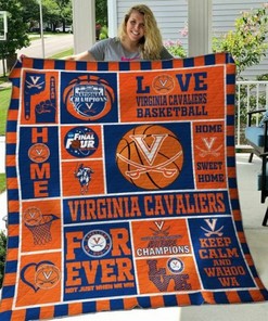 Unique Virginia Cavaliers Quilt Bedding Set Blanket - Perfect for Bedroom Decor and Gifts for Fans