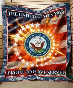 United State Navy Personalized Blanket Quilt Bedding Set - Gifts for Fans and Family