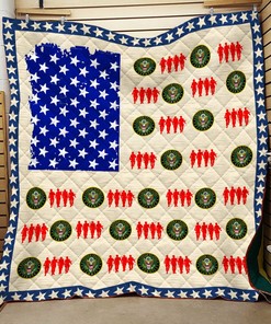 United States Navy Blanket 3D Full Printing Quilt Bedding Set Bedroom Decor, Gifts for Family