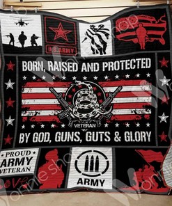 Veteran Personalized Quilt Bedding Set - Gifts for Family and Bedroom Decor