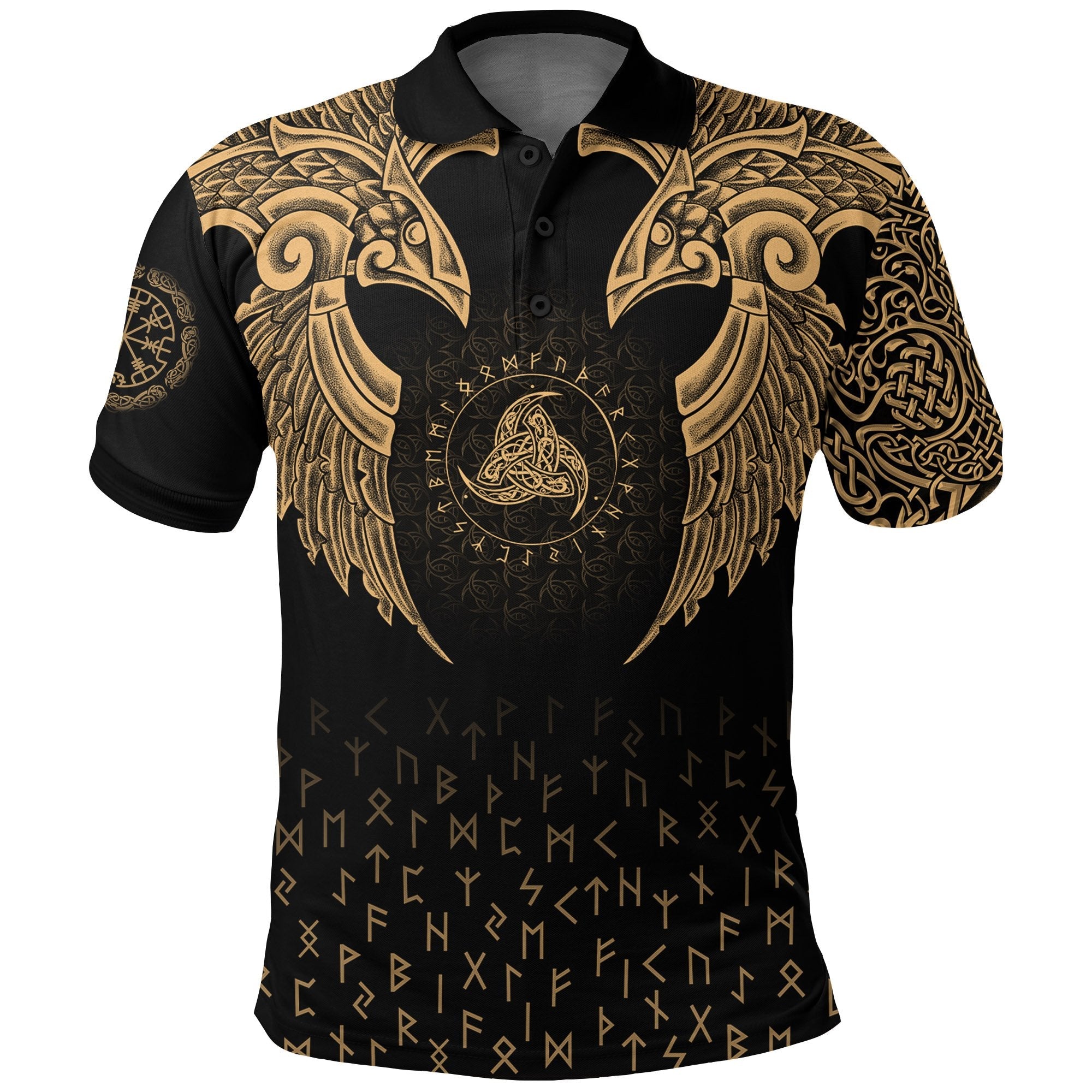 Robertson Hunting Modern Tartan Polo Shirt Viking Wolf main image 1