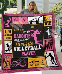 Volleyball Quilt Bedding Set - Great Gifts for Family and Bedroom Decor