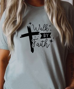 Walk by Faith Jesus T Shirt