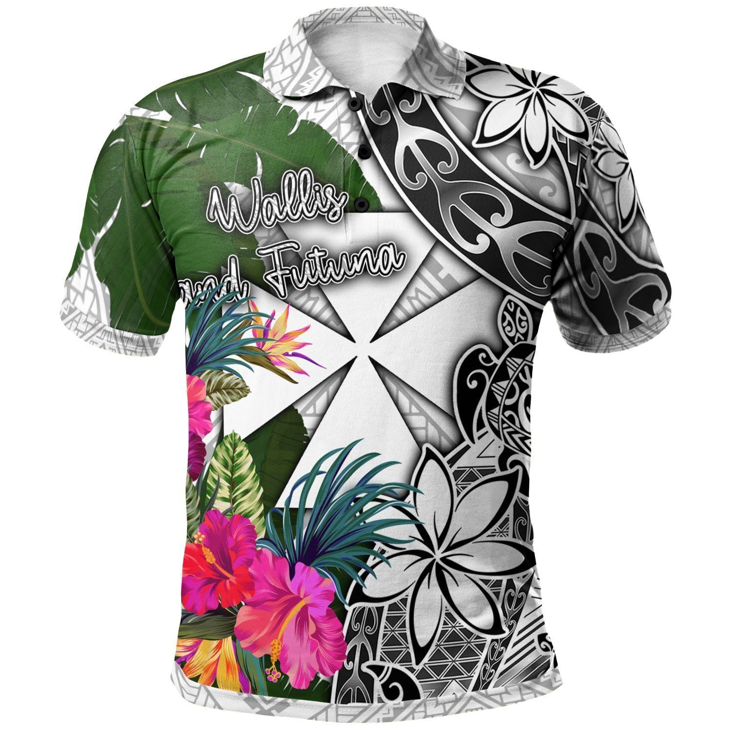 Wallis and Futuna Custom Polo Shirt Proud Of Wallis and Futuna main image 1