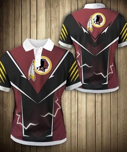 Washington Football Team Flame Polo Shirt