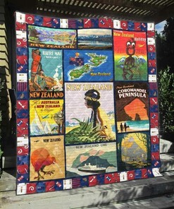 Welcome to New Zealand with 1 Blanket Quilt Bedding Set, Great for Bedroom Decor and Family Gifts