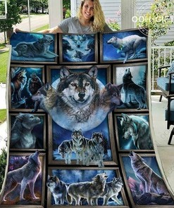 Wolf Witch Quilt Blanket Bedding Set, Perfect for Bedroom Decor and Family Gifts