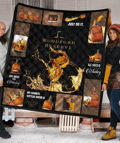 Woodford Reserve All I Need Is Whisky Gift Idea Quilt Bedding Set Bedroom Decor, Gifts for Family