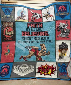 Wrestling Legends Quilt Bedding Set - Great for Bedroom Decoration and Family Gifts