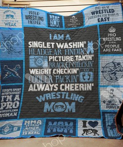 Wrestling Quilt Bedding Set Blanket - Great for Bedroom Decoration and Gifts for Fans