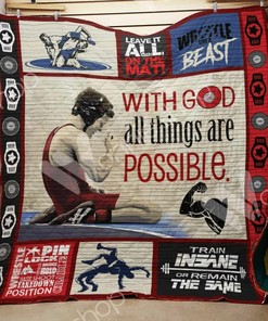 Wrestling Superstar Quilt Bedding Set Blanket - Perfect for Bedroom Decor and Gifts for Fans