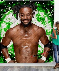 Wwe New Day 3D Customized Personalized Quilt Bedding Set Blanket Bedroom Decor, Gifts for Family