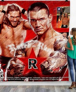 Wwe Rated-Rko 3D Customized Personalized Quilt Bedding Set Blanket Bedroom Decor, Gifts for Family