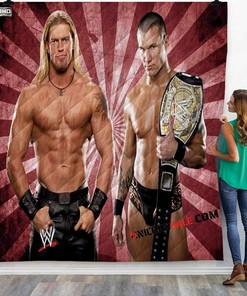 Wwe Rated-Rko V 3D Customized Personalized Quilt Bedding Set Blanket Bedroom Decor, Gifts for Family