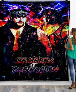 Wwe The Brothers Of Destruction 3D Customized Personalized Quilt Bedding Set Blanket