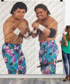 Wwe The Islanders 3D Customized Personalized Quilt Bedding Set Blanket Bedroom Decor, Gifts for Family