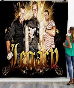 Wwe The Legacy N 3D Customized Personalized Quilt Bedding Set Blanket Bedroom Decor, Gifts for Family