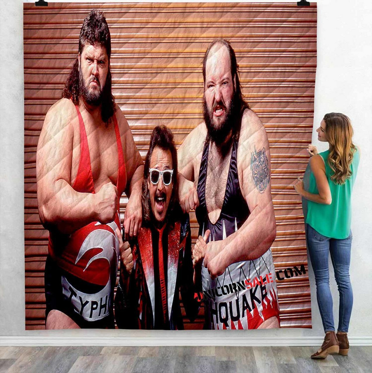 Wwe The Natural Disasters N 3D Customized Personalized Quilt Bedding Set Blanket