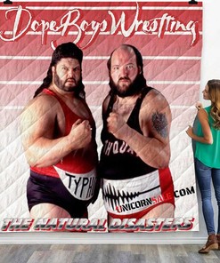 Wwe The Natural Disasters V 3D Customized Personalized Quilt Bedding Set Blanket