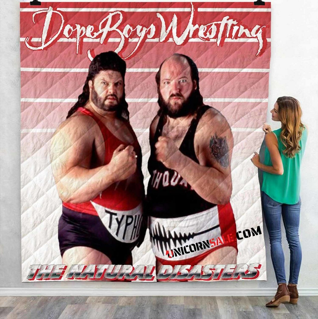 Wwe The Natural Disasters V 3D Customized Personalized Quilt Bedding Set Blanket