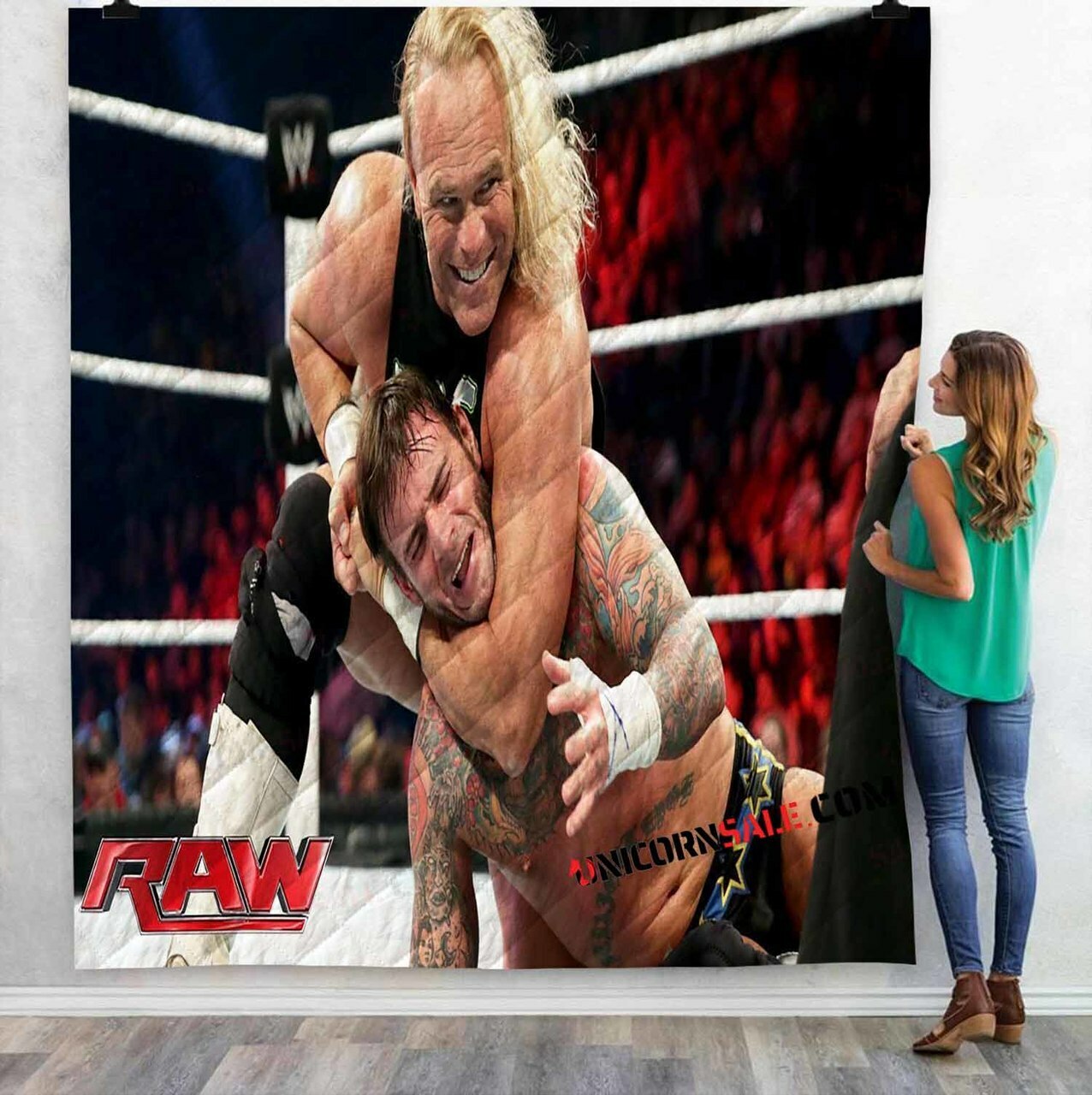 Wwe The New Age Outlaws N 3D Customized Personalized Quilt Bedding Set Blanket