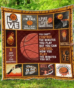 Yes IM Tall Basketball While Premium Quilt Bedding Set Blanket Bedroom Decor, Gifts for Family