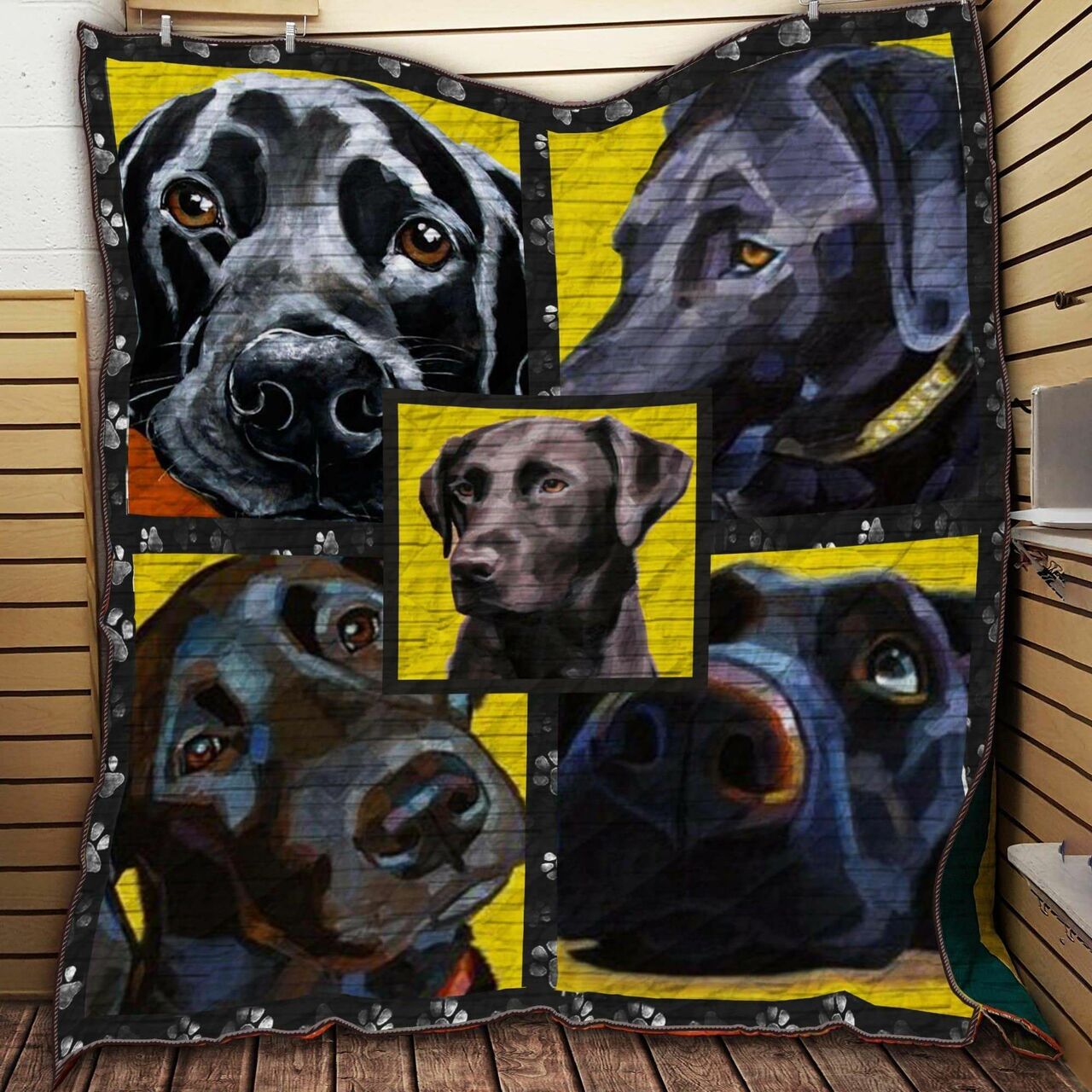 Yorkshire Terrier I Watching You Personalized Quilt Bed Set Blanket- Great for Bedroom Decor and Family Gifts