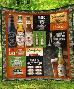 Yuengling Larger Funny Gift For Beer Lover Quilt Bedding Set Bedroom Decor, Gifts for Family