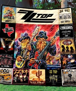 Zz Top 1 Blanket Quilt Bedding Set Personalized with Name for Home Decor and Picnic - Great Family Gifts