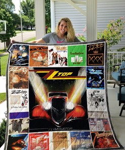 Zz Top Albums Cover Poster Quilt Blanket Bedding Set for Fans and Family Decoration