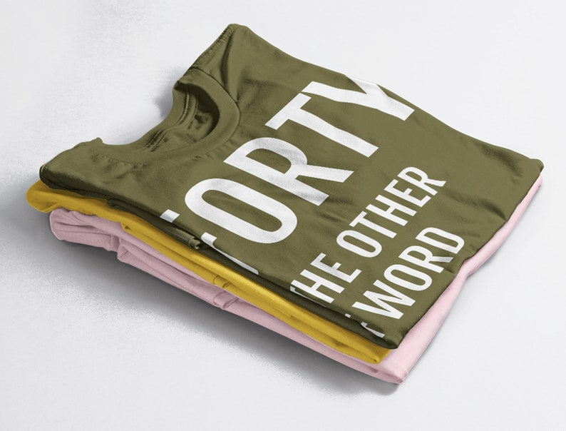 40th Birthday Ultimate F Word Unisex Shirt, Funny Gift For Him or Her, DILF T-Shirt - Image 4