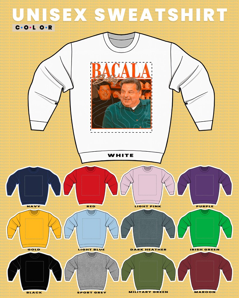 90s Mafia Wise Guy Sweatshirt - Bobby Baccalieri La Cosa Nostra Homage Sweater for Crime Fans - Image 3
