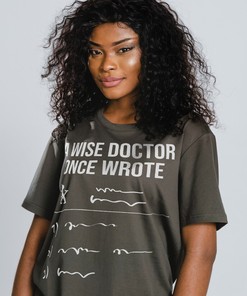 A Wise Doctor Once Wrote T-shirt - Funny Doctor Shirt for Medical School Graduation