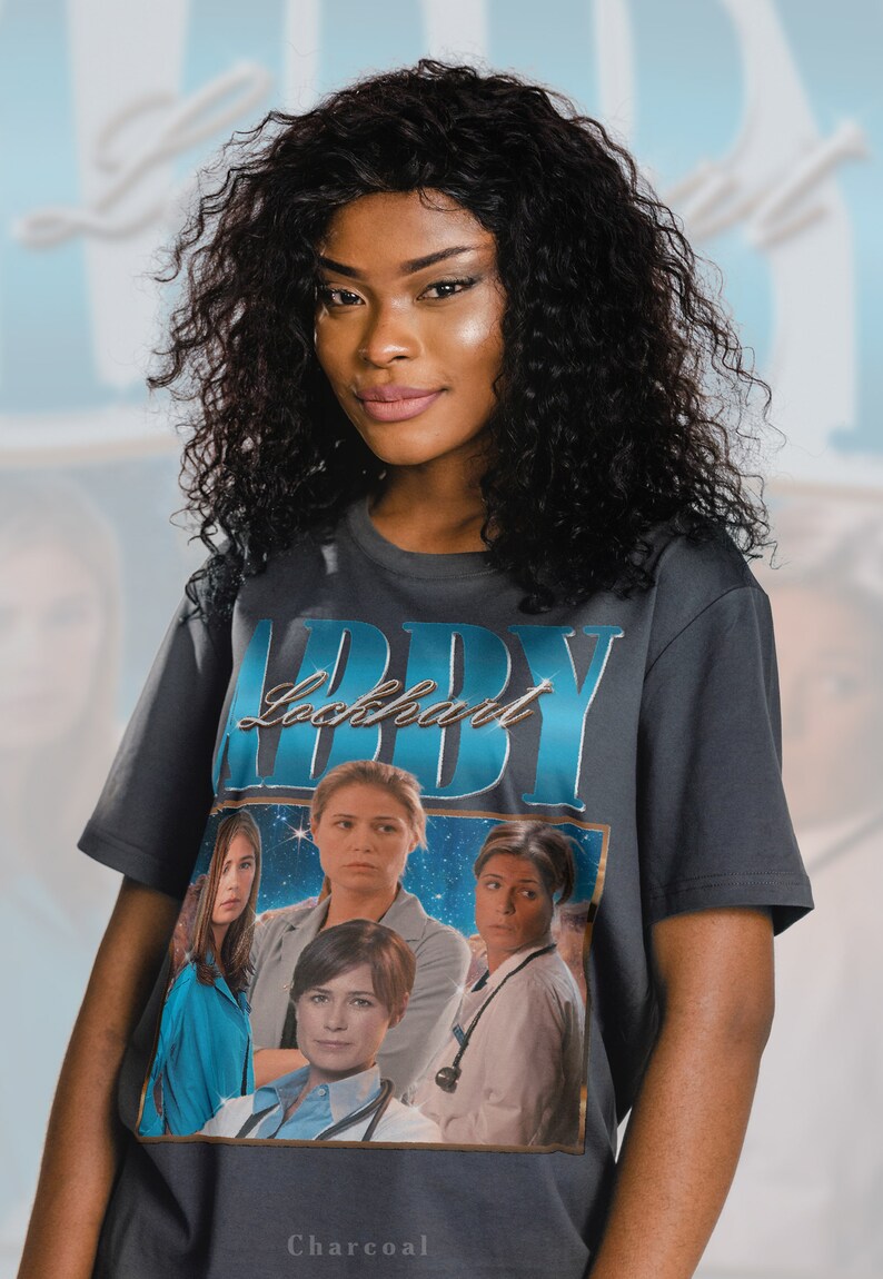 Abby Lockhart ER Vintage Shirt, 90s Style Medical Drama Series T-Shirt, Medical Gift For Fans