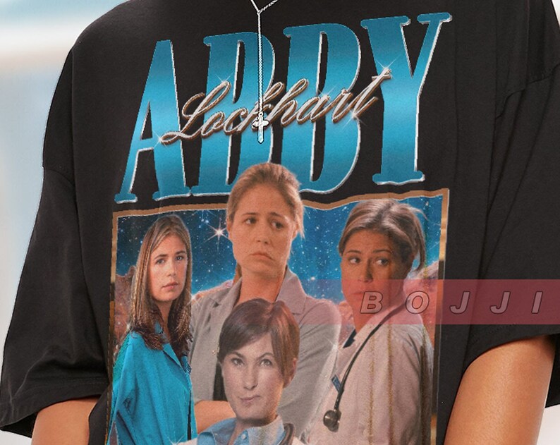 Abby Lockhart ER Vintage Shirt, 90s Style Medical Drama Series T-Shirt, Medical Gift For Fans - Image 2