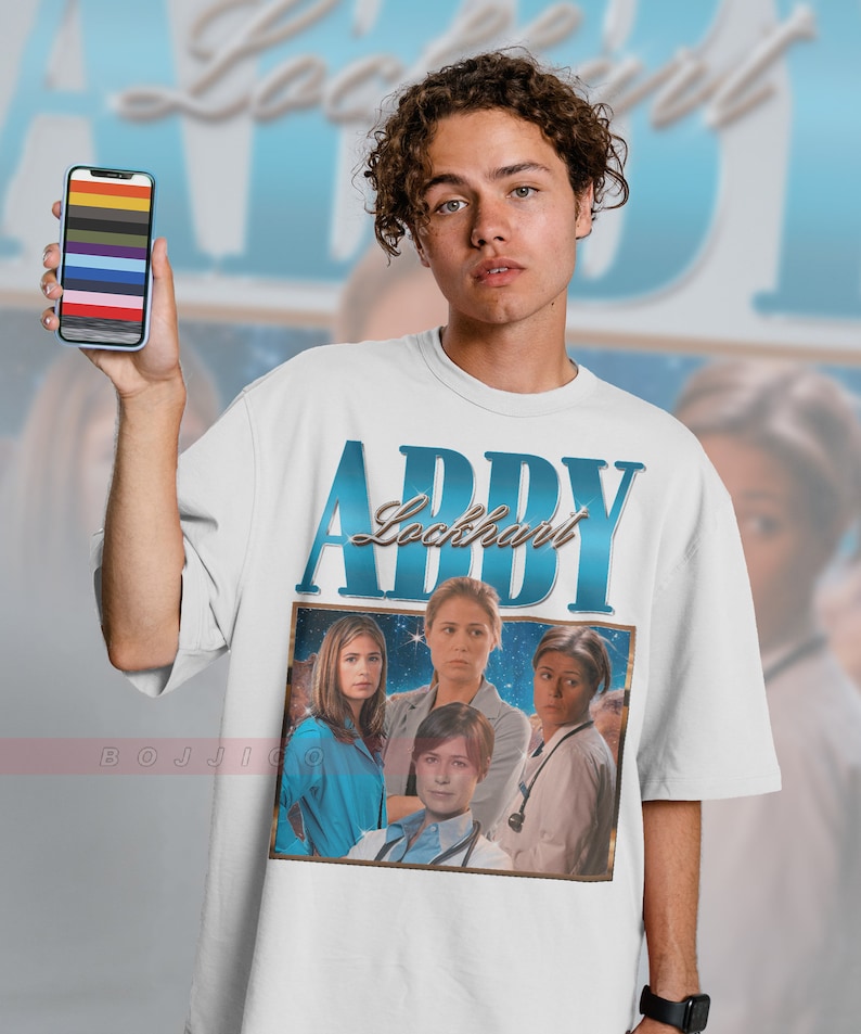 Abby Lockhart ER Vintage Shirt, 90s Style Medical Drama Series T-Shirt, Medical Gift For Fans - Image 3