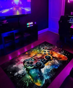 Add a Personal Touch to Your Gaming Room with Customized Area Rugs for Boys Bedrooms